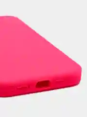 Фуксия чехол не пачкающийся, с бархатом внутри IPHONE 13