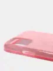 Розовый чехол блестящий iPhone 11