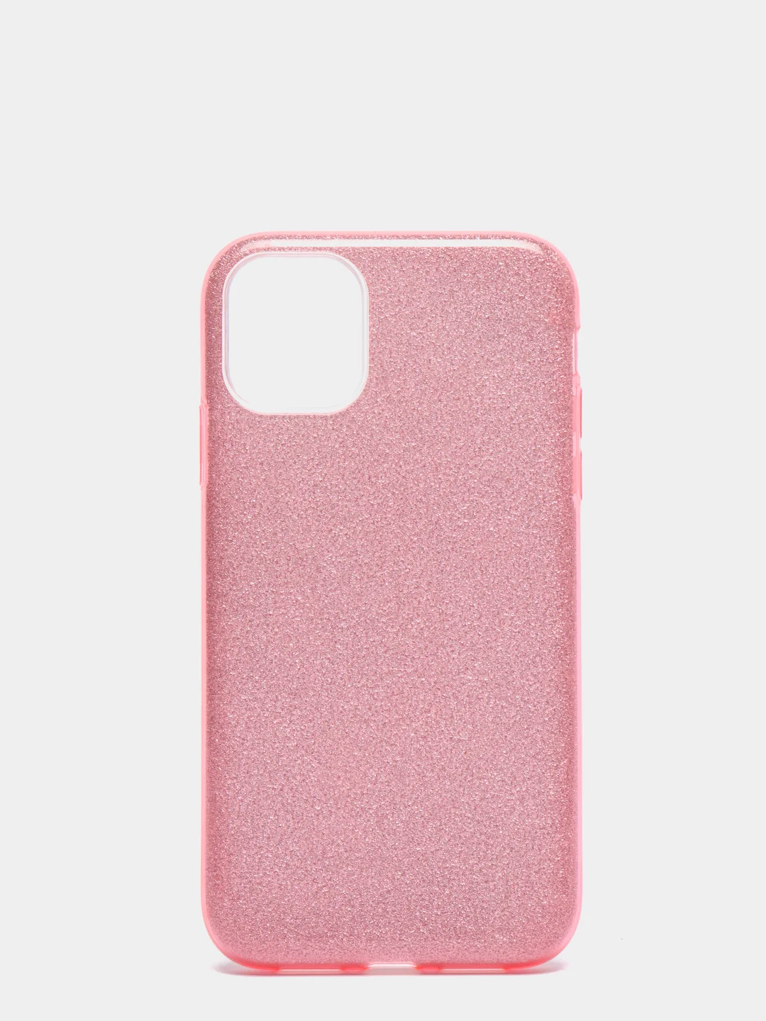 Розовый чехол блестящий iPhone 11