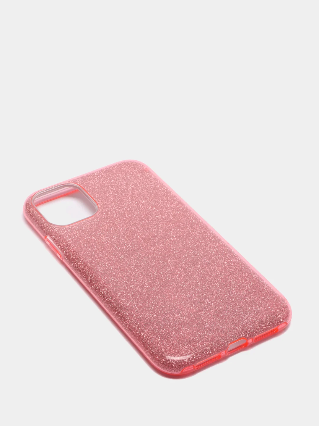 Розовый чехол блестящий iPhone 11