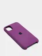 Фиолетовый чехол не пачкающийся с бархатом внутри IPHONE 11