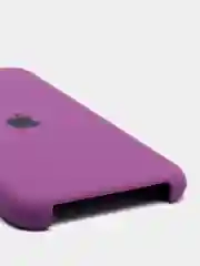 Фиолетовый чехол не пачкающийся с бархатом внутри IPHONE 11