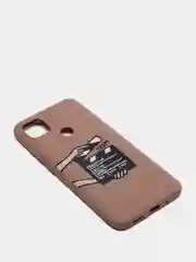 Коричневый чехол  XIAOMI REDMI 9C / REDMI 10A