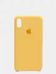 Желтый чехол с бархатом внутри IPhone XS MAX
