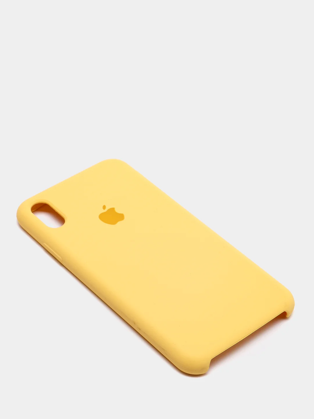 Желтый чехол с бархатом внутри IPhone XS MAX