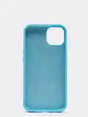 Голубой чехол не пачкающийся, с бархатом внутри IPHONE 13