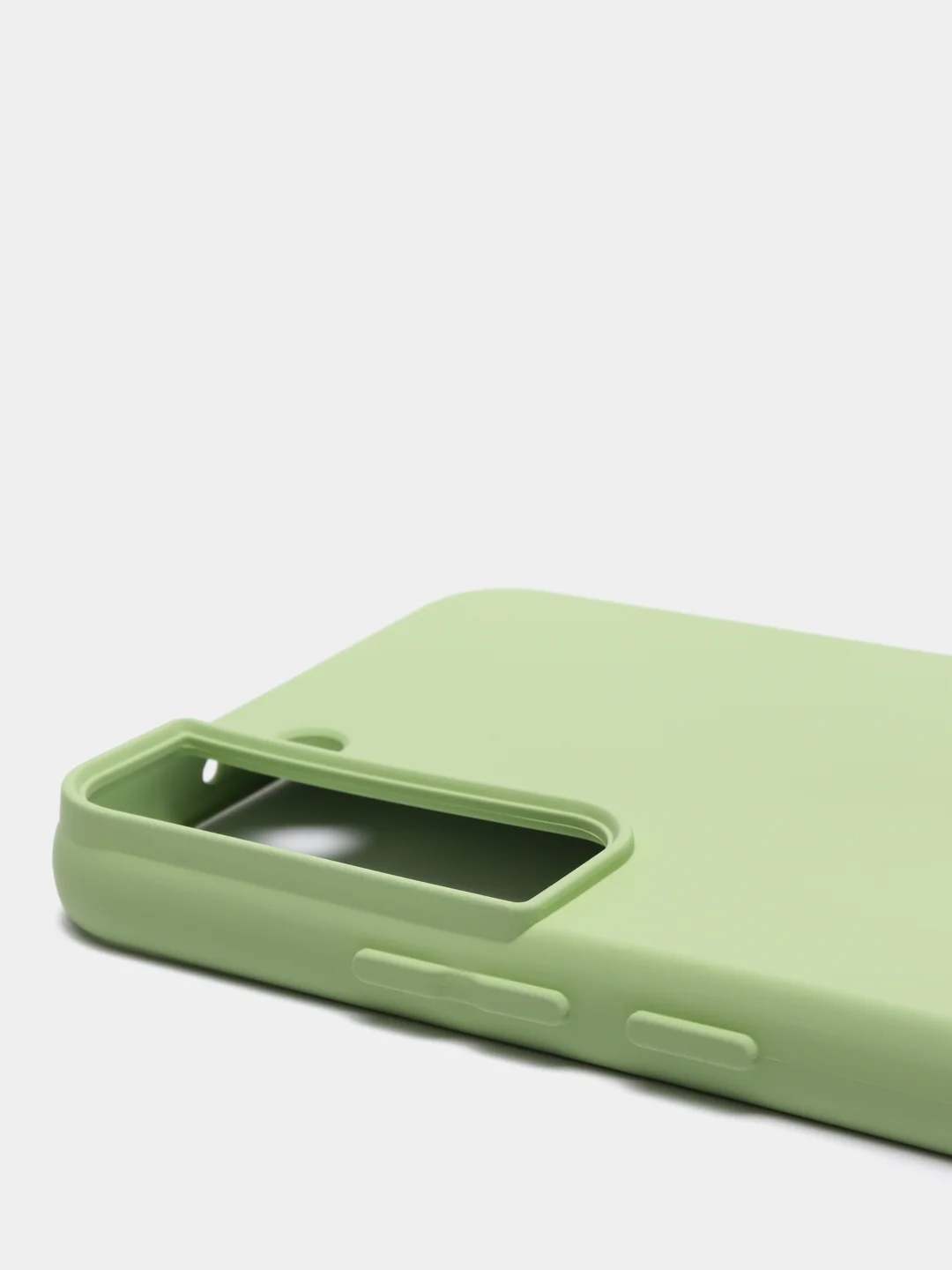 Оливковый чехол с бархатом внутри для Samsung S22 plus / S22+