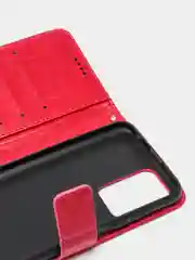 Фуксия кожаный PU чехол-книжка Xiaomi Redmi 10, 4G