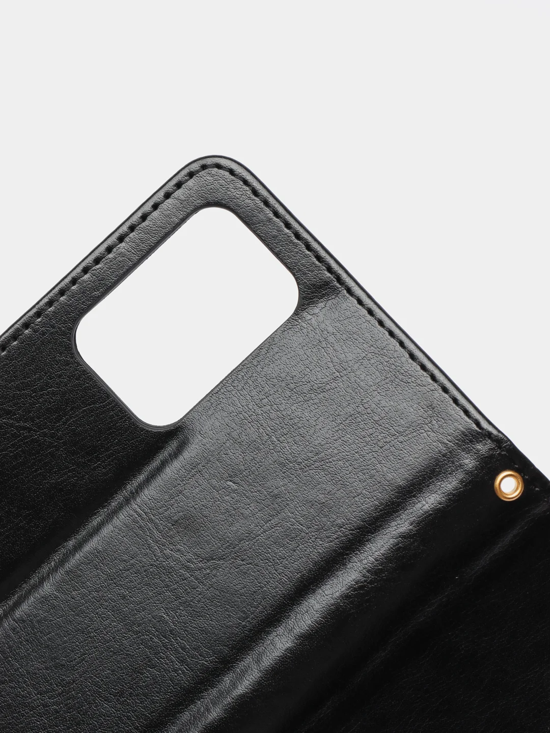 Черный кожаный PU чехол-книжка Xiaomi Redmi 10, 4G