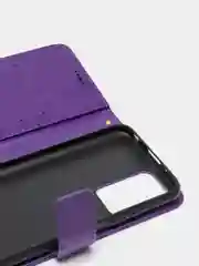 Пурпурный кожаный PU чехол-книжка Xiaomi Redmi 10, 4G