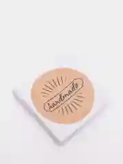 Синий наклейки "handmade"