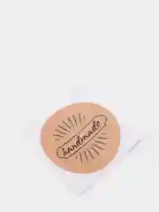 Синий наклейки "handmade"