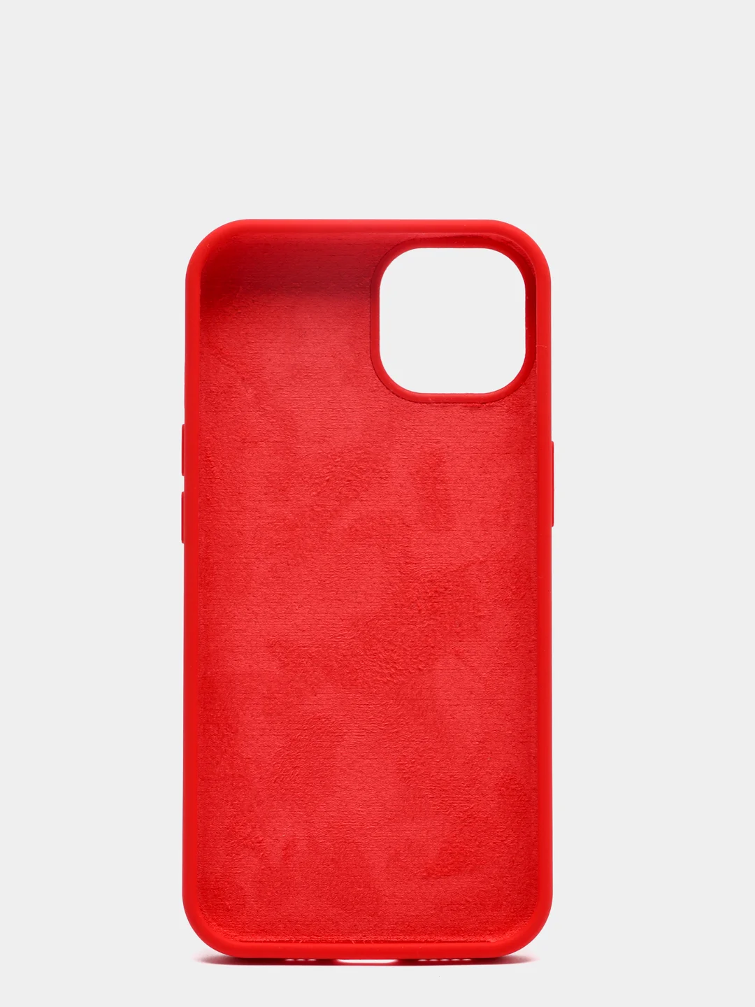 Красный чехол не пачкающийся, с бархатом внутри IPHONE 13