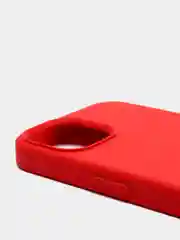Красный чехол не пачкающийся, с бархатом внутри IPHONE 13