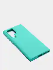 Бирюзовый чехол с бархатом внутри для Samsung S22 ULTRA