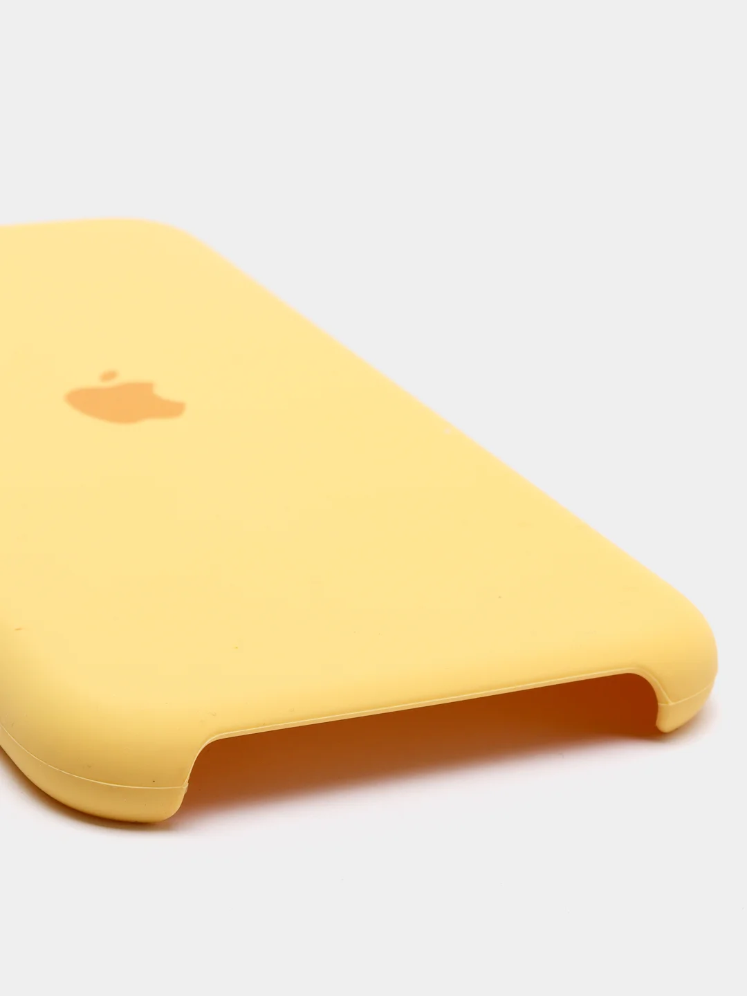 Светло-жёлтый чехол не пачкающийся с бархатом внутри IPHONE 11