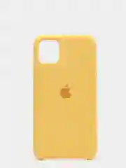 Светло-жёлтый чехол не пачкающийся с бархатом внутри IPHONE 11