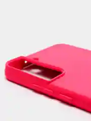 Фуксия чехол с бархатом внутри для Samsung S22 plus / S22+
