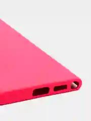 Фуксия чехол с бархатом внутри для Samsung S22 ULTRA