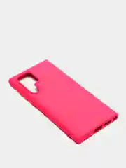 Фуксия чехол с бархатом внутри для Samsung S22 ULTRA