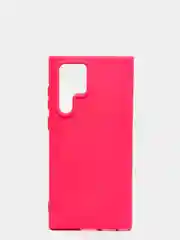 Фуксия чехол с бархатом внутри для Samsung S22 ULTRA