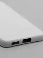 Белый чехол с бархатом внутри для Samsung S22 plus / S22+