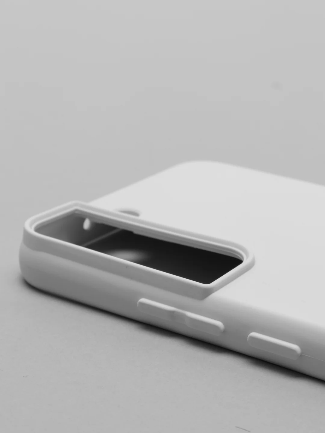 Белый чехол с бархатом внутри для Samsung S22 plus / S22+