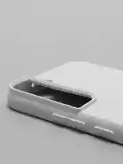 Белый чехол с бархатом внутри для Samsung S22 plus / S22+