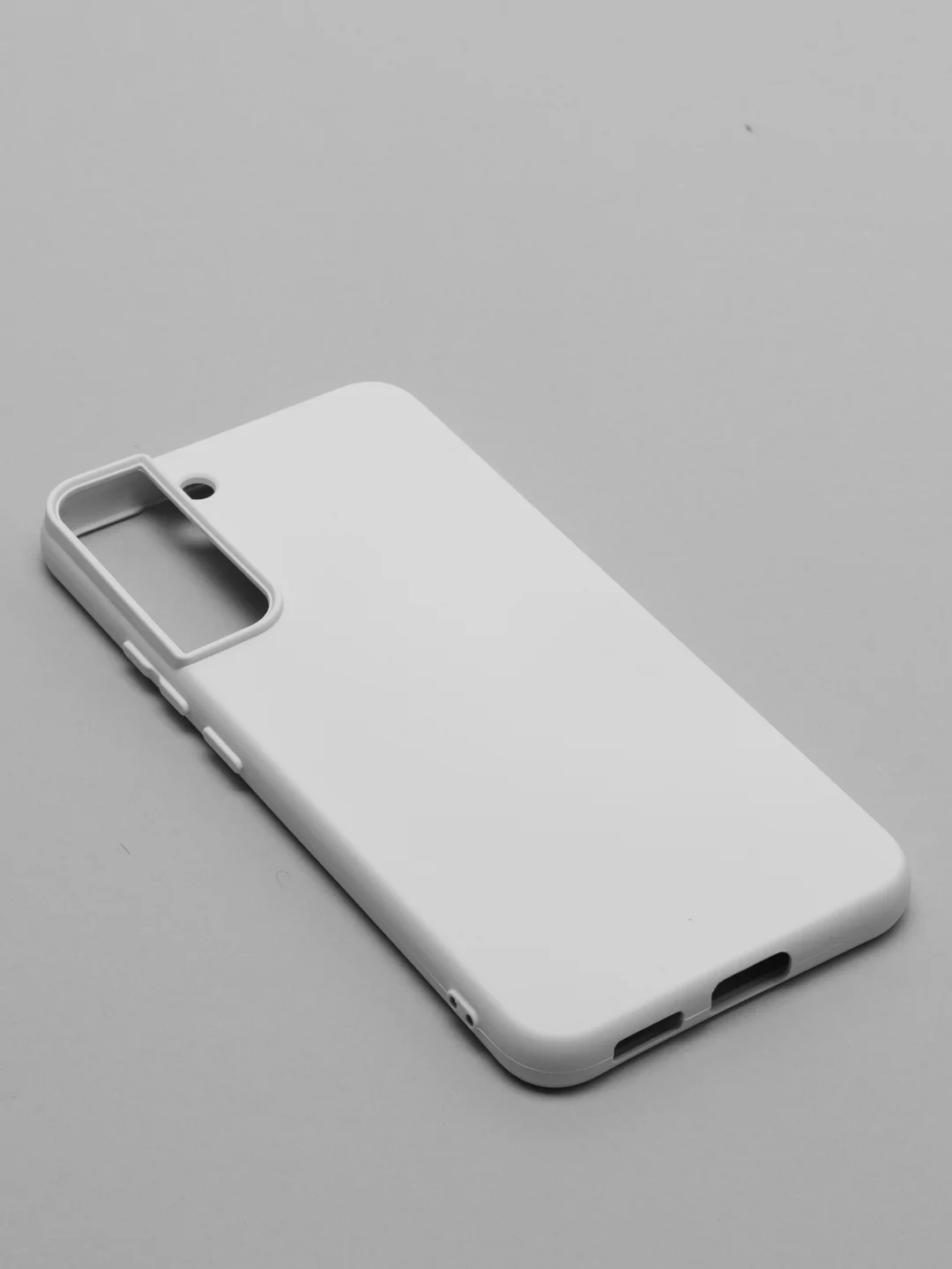 Белый чехол с бархатом внутри для Samsung S22 plus / S22+
