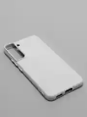 Белый чехол с бархатом внутри для Samsung S22 plus / S22+