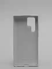 Белый чехол с бархатом внутри для Samsung S22 ULTRA