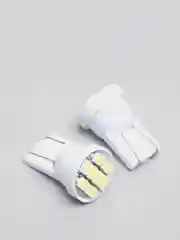 Белый светодиодные Габаритные лампы W5W T10 8SMD Лампочки габариты/огонь/салон/подсветка/авто