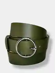 Зелёный хаки ремень женский