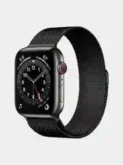 Черный миланский браслет для Apple Watch (ремешок миланская петля)