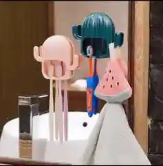Зелёный хаки держатель для зубных щеток