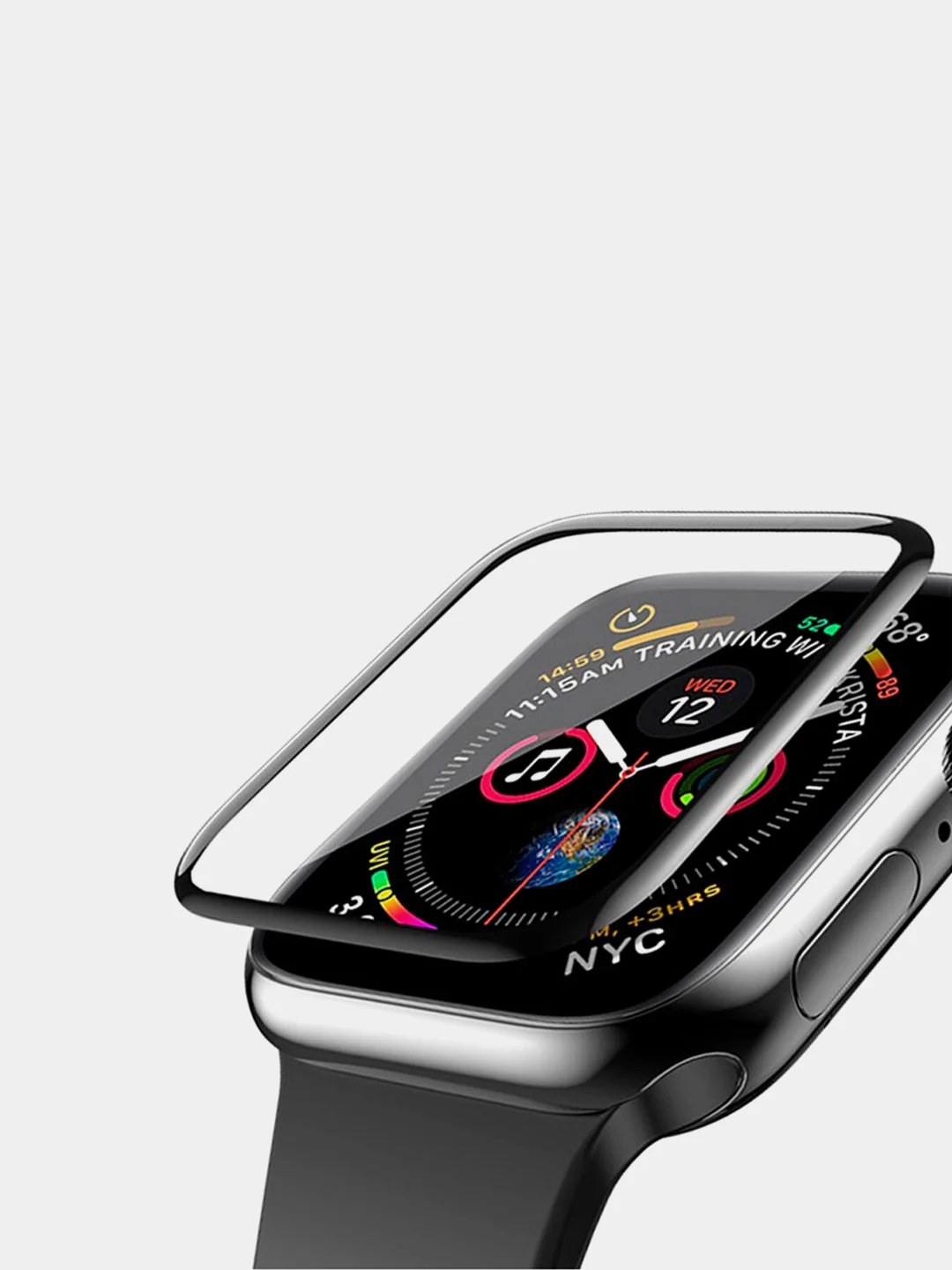 Защитное 3D стекло для Apple Watch 40/44 мм