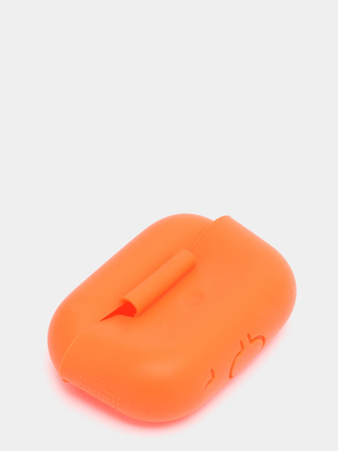 Оранжевый силиконовый чехол для наушников Apple Airpods Pro
