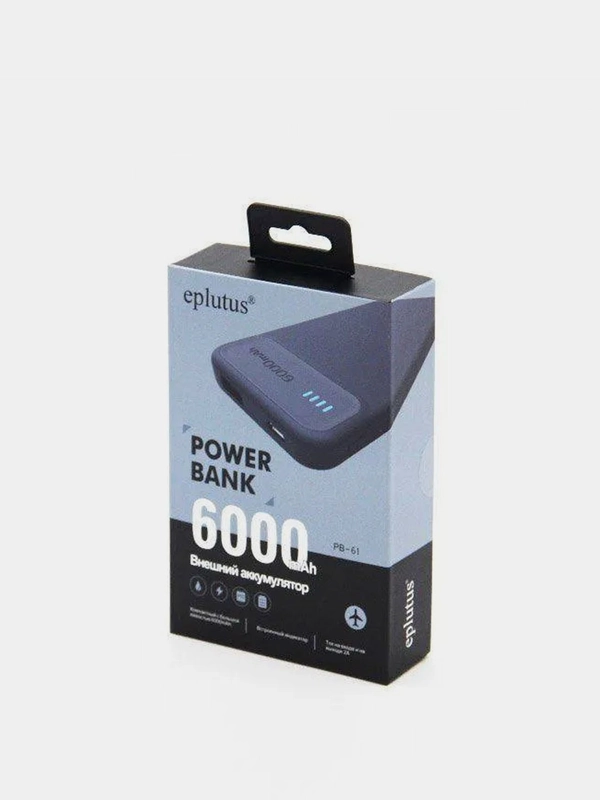 Внешний аккумулятор Eplutus PB61, 6000 мАч