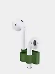 Зеленый силиконовый держатель для наушников AirPods