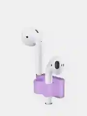 Лавандовый силиконовый держатель для наушников AirPods
