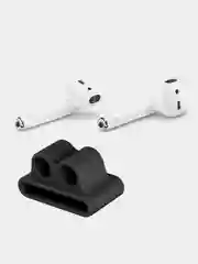 Черный силиконовый держатель для наушников AirPods
