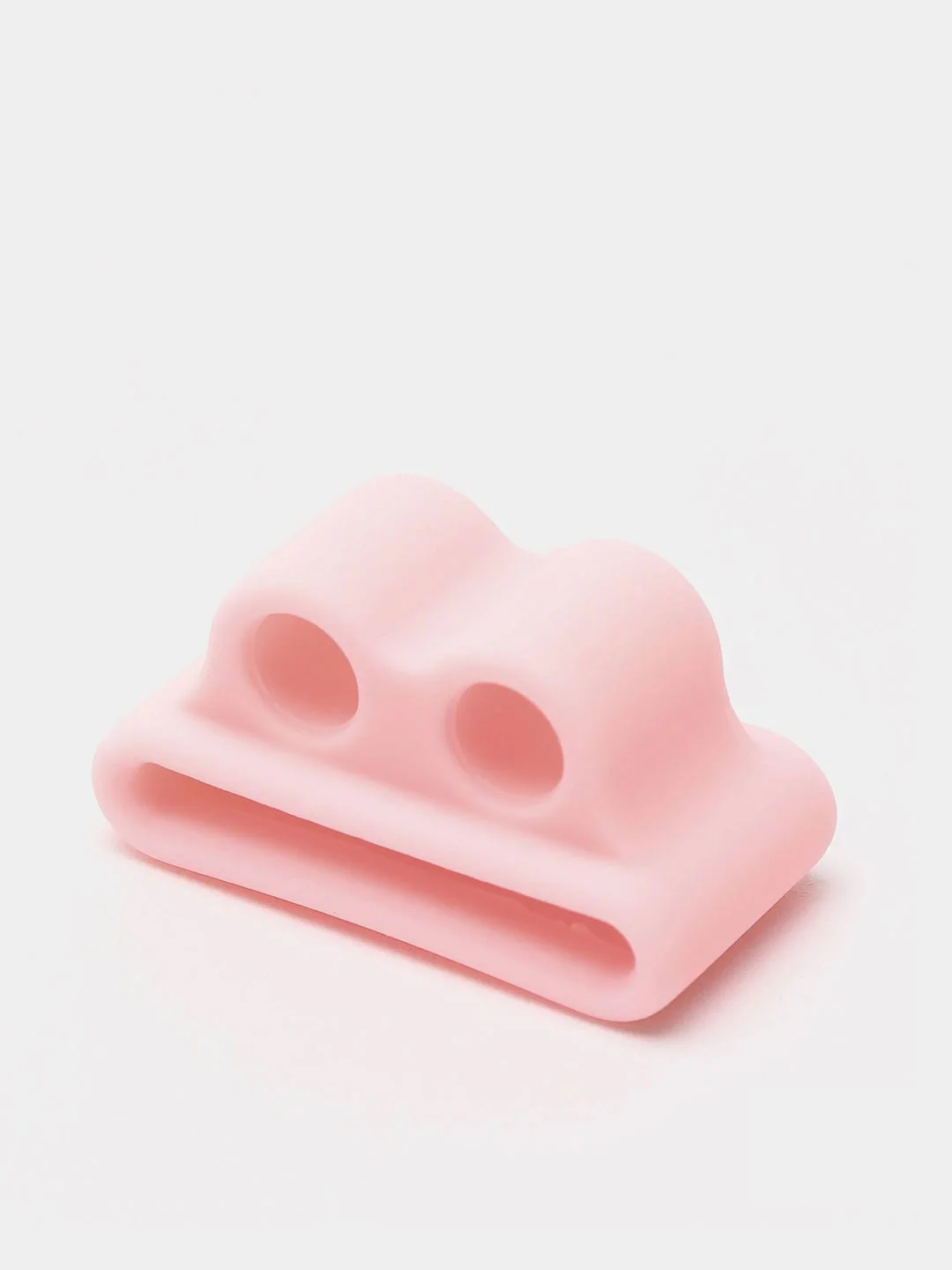 Розовый силиконовый держатель для наушников AirPods