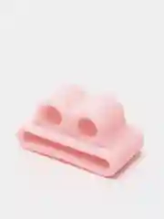 Розовый силиконовый держатель для наушников AirPods