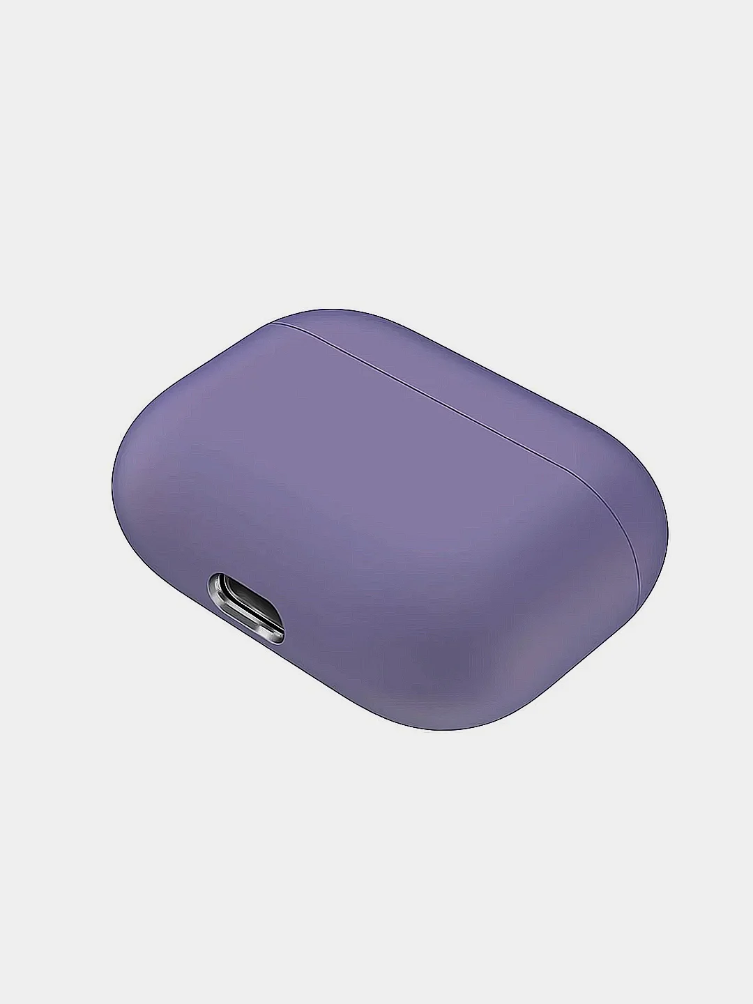 Лавандовый силиконовый защитный чехол для Apple Airpods Pro