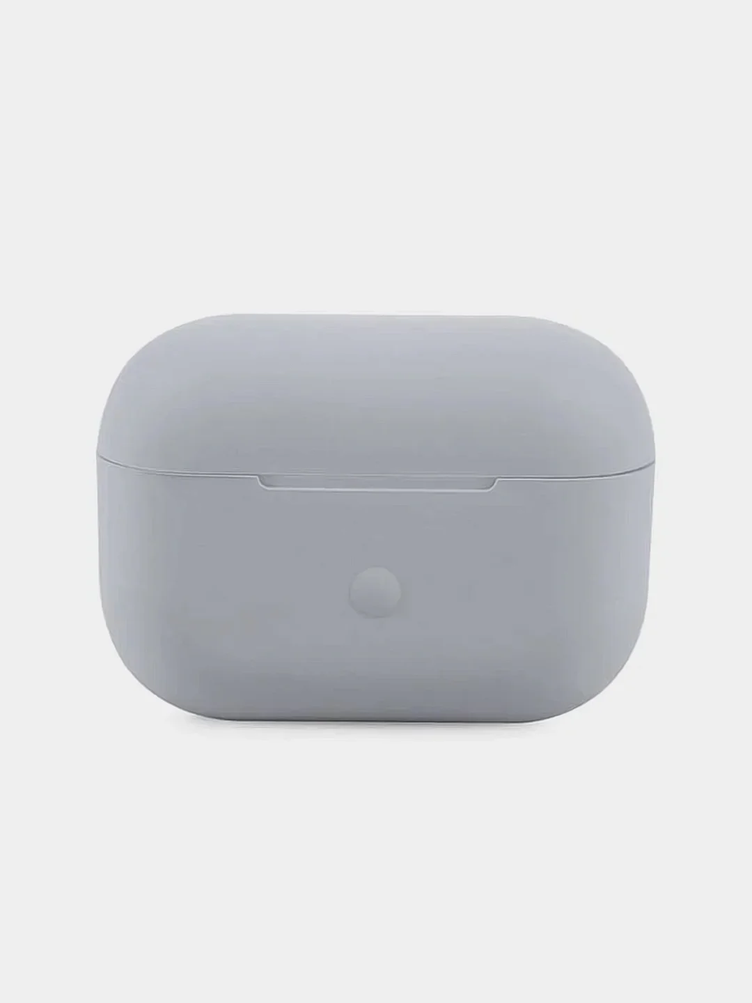 Серый силиконовый защитный чехол для Apple Airpods Pro