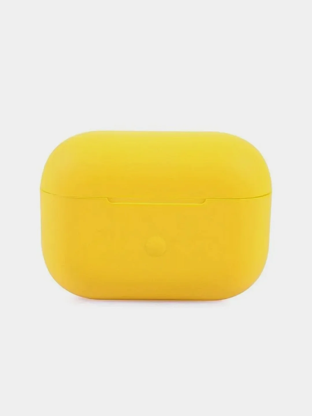 Желтый силиконовый защитный чехол для Apple Airpods Pro