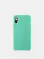 Бирюзовый силиконовый чехол для Iphone, с логотипом