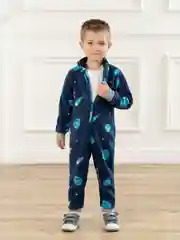 Темно-синий комбинезон флисовый для мальчика, Утенок
