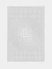 Трафарет пластиковый  Luxart Template Иллюзия выпуклая,  60х40 см