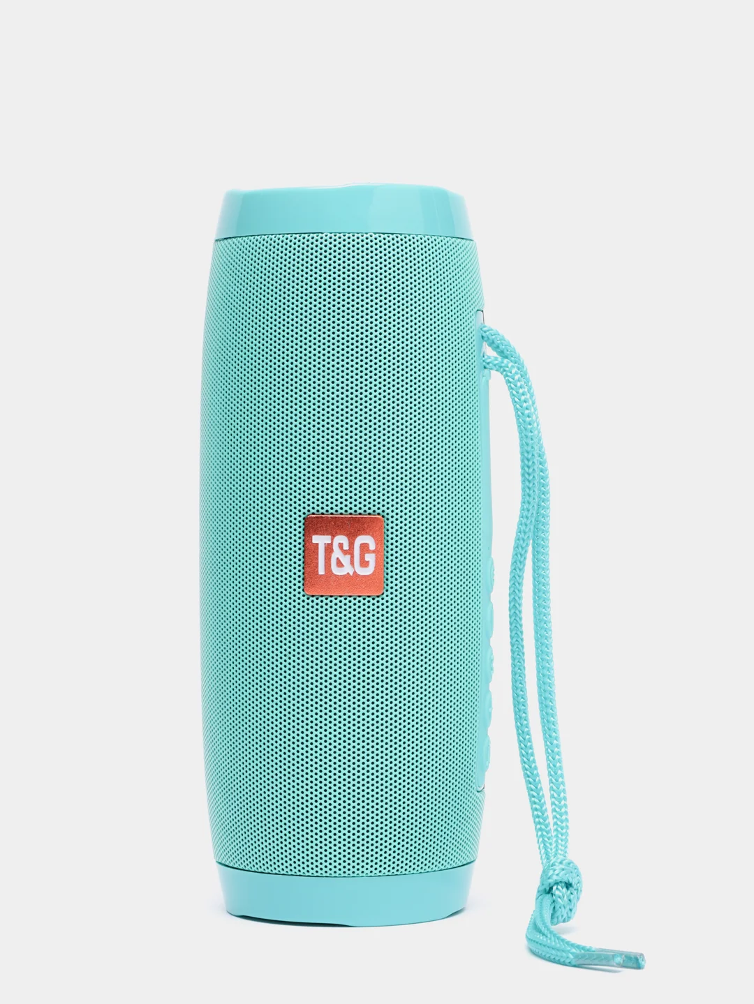 Бирюзовый портативная Bluetooth-колонка со светомузыкой TG-157